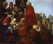 REMBRANDT Harmenszoon van Rijn The Adoration of the Magi oil painting picture wholesale